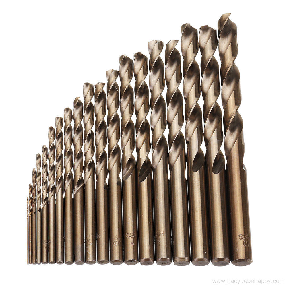 Twist Drill Bit Set for Metal Wood Drilling