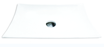 600*400*120mm White Top Counter Wash Sinks in Bathroom