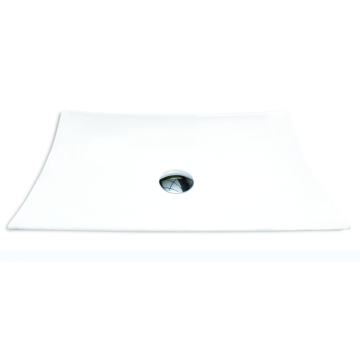 600*400*120mm White Top Counter Wash Sinks in Bathroom