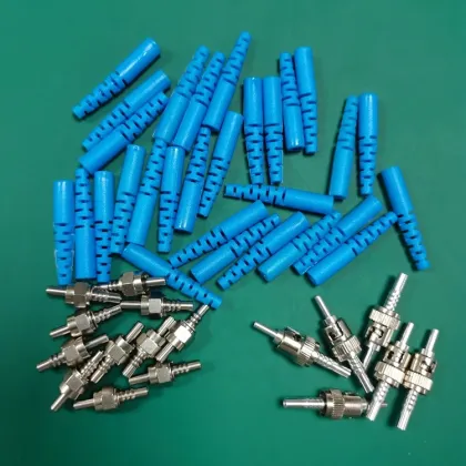 ST & SMA905 Sleeve Fiber Optic Sleeve with Plastic Fiber Protection Boots