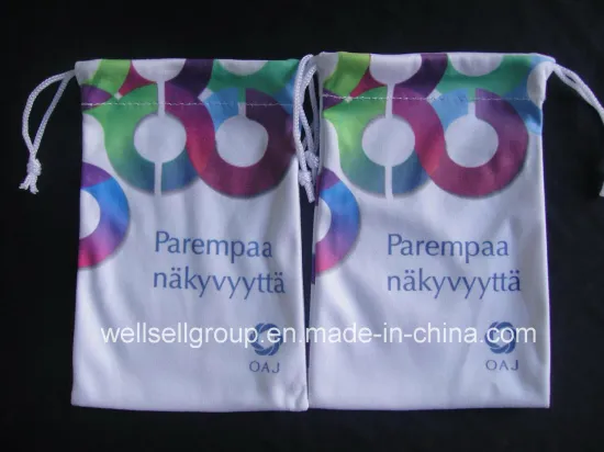 Custom Colorful Microfiber Phone Pouch with Logo Printing