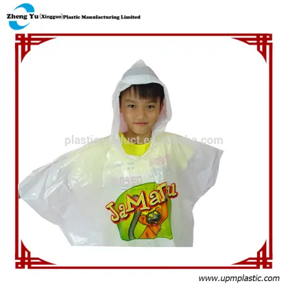 24 Mayday Emergency Hooded Rain Poncho