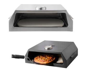 Home and garden bbq pizza oven box stainless steel pizza oven for gas and charcoal grill