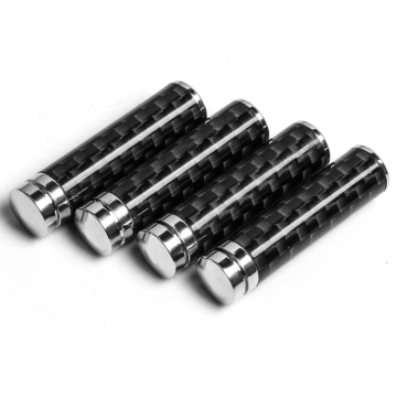 Carbon Fiber Auto Interior Door Lock Knobs & Pull Pins for Cars, Vans, and Trucks