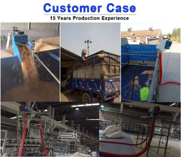 Flexible Screw Conveyor Screw Elevator Conveyor, Small Farm Grain Conveyor Grain Suction Machine For Truck Loading