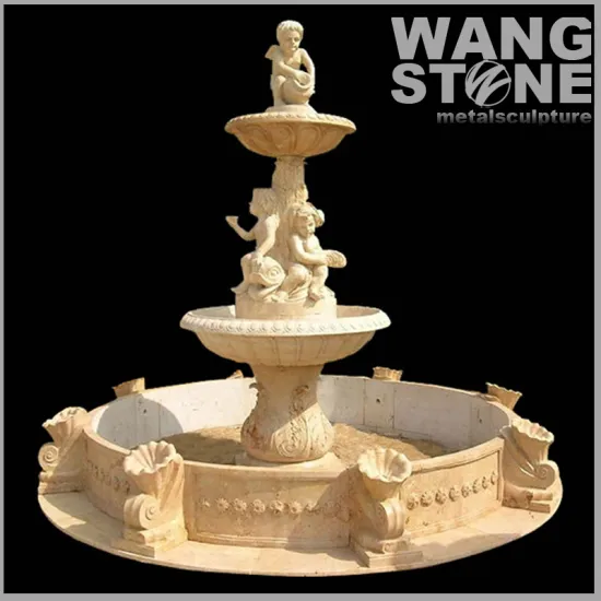 Modern Garden Stone Angel Water Fountain