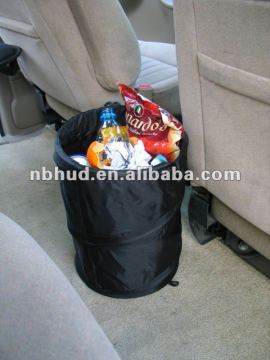 Polyester car trash organizer