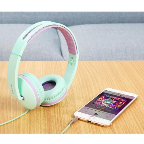 Auriculares estéreo plegables para niños y niñas