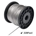 7X19 high strength 316 stainless steel wire rope