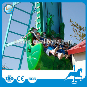 Kids Rides mini sky drop Free Fall Tower Rides frog hopper rides