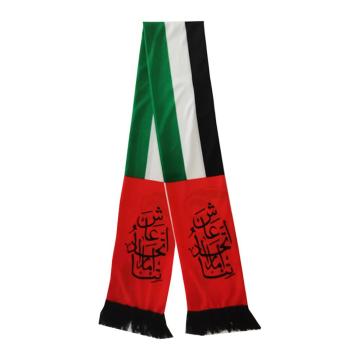 100% polyester normal size UAE national day scarf