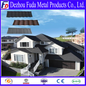 Stone coated metal Roof tile with stock in Nigeria warehouse