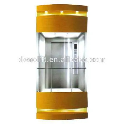 Outside Elevator Glass Elevator Cabin