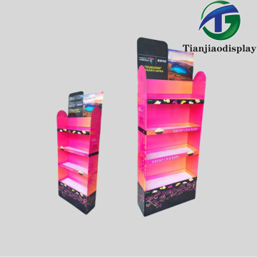 टिकाऊ नालीदार डिस्प्ले कम लागत पर खड़ा है