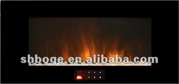 modern LVD touch wall mounted electric indoor stone fireplace