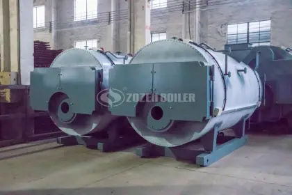 4.2MW WNS series hot water boiler for Shanghai Jinshan Youth Practice Base