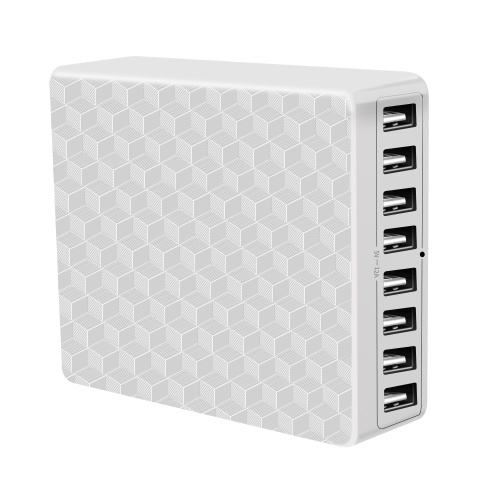 Adaptador de cargador de teléfono USB de 40W 8-PORT USB