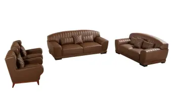 Living Room Sectional Leather Sofa