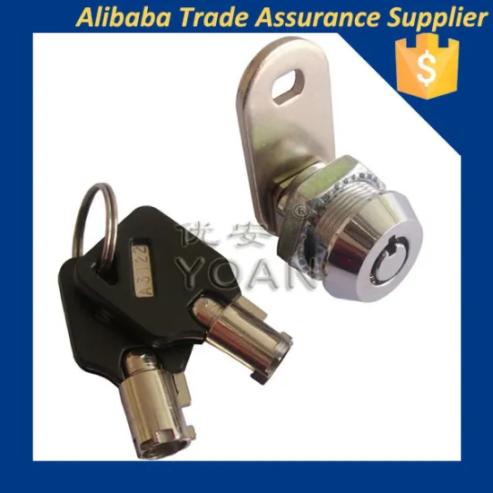 Security zinc alloy cam lock tubular cash box lock from shenzhen