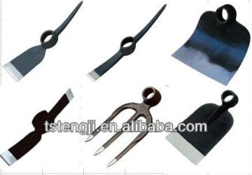 machine for fire rake with handle