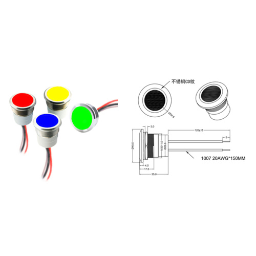 Indicateur de signal de 30 mm de haute qualité