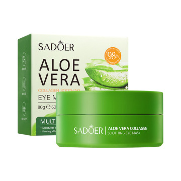 Aloe Vera Eye Mask - 80g Moisturizing Treatment for Dark Circles and Eye Bags