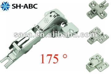 175 degree nickel plated cabinet hinge