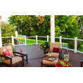 New generation outdoor low maintenance deck railing