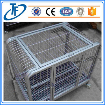 Cage de chien en acier inoxydable