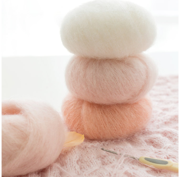 25g Mohair Acrylic Blended Yarn: Available in Stock for Hand Knitting and Crochet