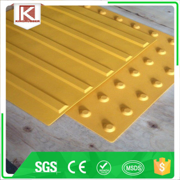 yellow tactile tiles