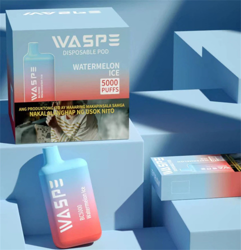 Waspe 5000 Puffs descartáveis ​​vape atacado Europa