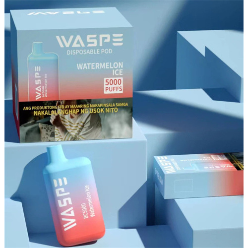 Waspe 5000 Puffs descartáveis ​​vape atacado Europa