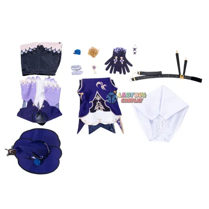 Genshin Impact Lisa Cosplay Costume