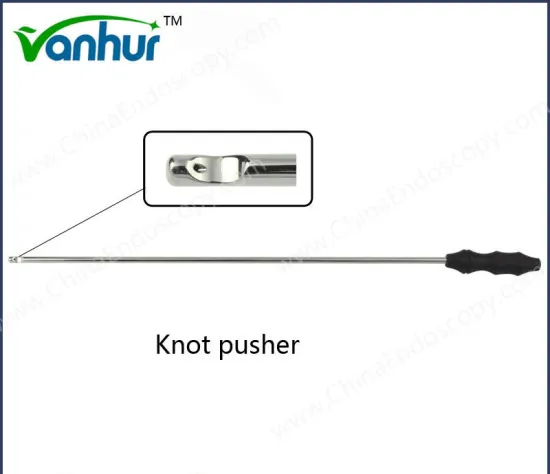 Laparoscopic 5mm Reusable Metalic Knot Pusher