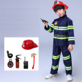Fireman Sam Police Uniform Halloween Costume for Kids Cosplay Firefighter Army Suit Baby Girl Boy Carnival Party Christmas Gift