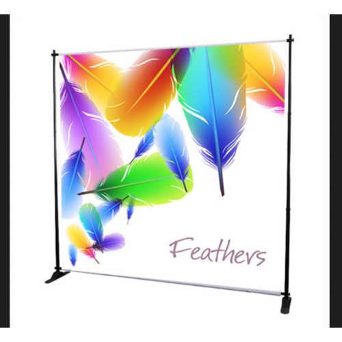 Retractable Banner Stand with Telescopic Pole