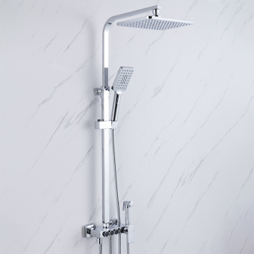 Moderne Wandhalterung Hochdruck Duschkopf und Handhoster Badezimmer Duschmixer -Sets