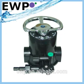Water treatment softener valve