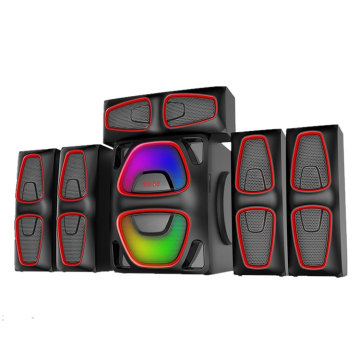 نظام المسرح المنزلي TK-891-5.1 مع Bluetooth و FM و USB و MP3 و SD والتحكم عن بعد وعرض LED