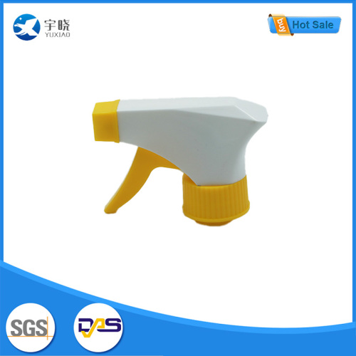 Желто-белый триггерный распылитель с регулируемым соплом