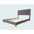 CIAOSLEELE Campo de cama de tamaño completo, cama de plataforma tapizada