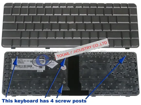 Hp Pavilion Dv3500 Series Dv3500t,dv3600 Series Dv3600t Laptop Keyboard, Bronze 496121-001