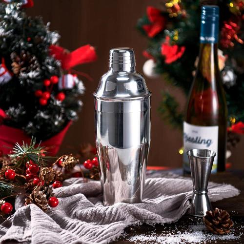 Stainless Steel 17oz Cocktail Shaker