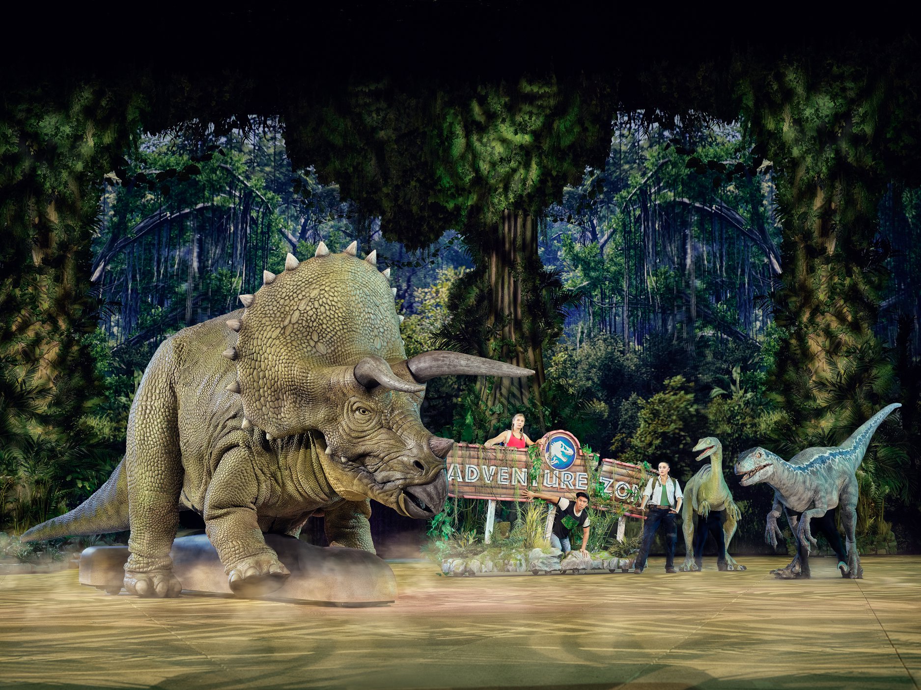 life size dinosaur show