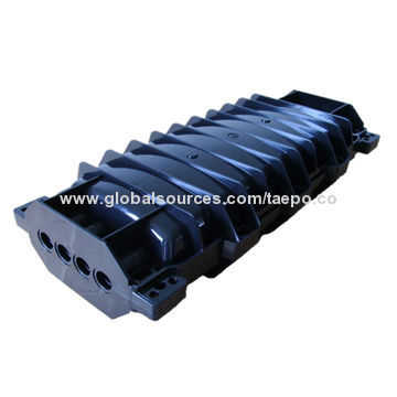 Fiber-optic splice closure, horizontal type, mechanical sealing, 12 fibers, max 244 fibers