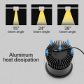 Cuerpo de color negro 30 W Led Empresado Techo Downlight