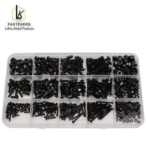 Шрубы з унутранай галоўкай і гузікам з легаванай сталі