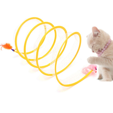Les petits animaux jouent un tunnel - Cat Toy Mouse Round Pet Accessoire
