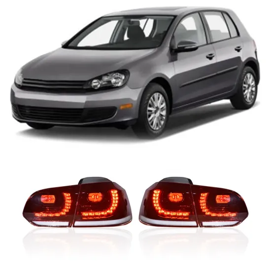 LED Dynamic Tail Lamp for VW Volkswagen Golf 6 2009-2013 R20 Tail Light Taillamp